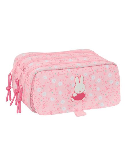 Portatodo Triple Big Miffy "Flores" | Reino Escolar: Mochilas y Regalos