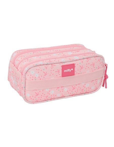 Portatodo Triple Big Miffy "Flores" | Reino Escolar: Mochilas y Regalos