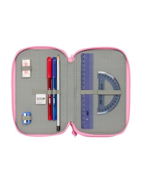 Plumier Triple 37 Pcs Blackfit8 "Smile" | Reino Escolar: Mochilas y Regalos