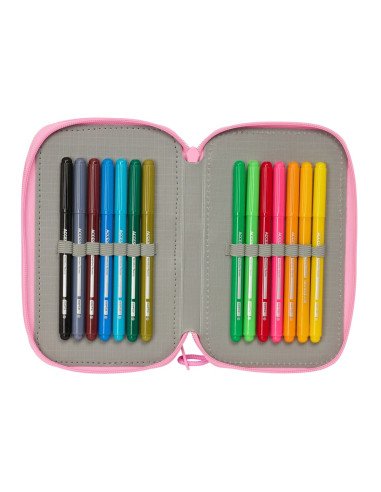 Plumier Triple 37 Pcs Blackfit8 "Smile" | Reino Escolar: Mochilas y Regalos