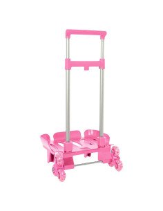 Carro Por. Ple. Triple Rueda Rosa Claro | Reino Escolar: Mochilas y Regalos 2