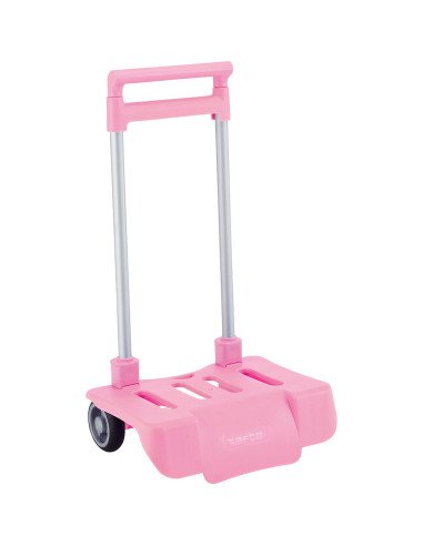 Carro Portam.Pleg. Rosa Claro Pant. 673C | Reino Escolar: Mochilas y Regalos