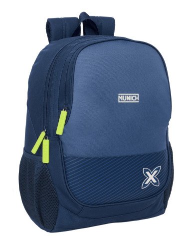 Mochila Adaptable A Carro Munich "Blue Indigo" | Reino Escolar: Mochilas y Regalos