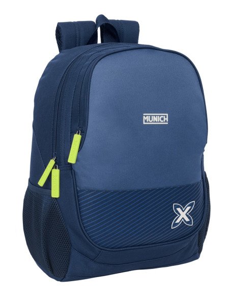 Mochila Adaptable A Carro Munich "Blue Indigo" | Reino Escolar: Mochilas y Regalos