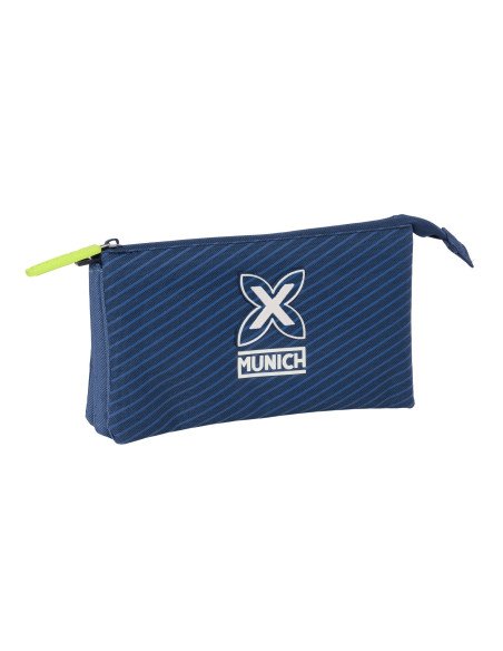 Portatodo Triple Munich "Blue Indigo" | Reino Escolar: Mochilas y Regalos