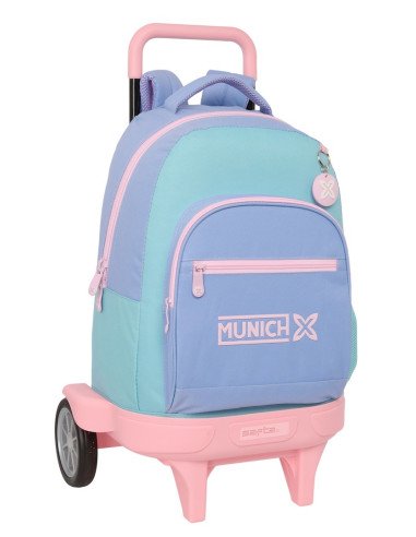 Mochila Grande Con Ruedas Compact Evol. Ext. Munich "Mellow" | Reino Escolar: Mochilas y Regalos