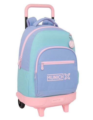 Mochila Grande Con Ruedas Compact Extraible Munich "Mellow" | Reino Escolar: Mochilas y Regalos