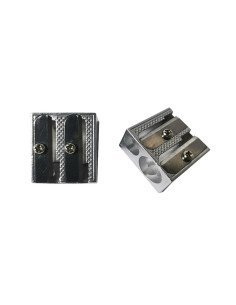 Expositor 24 piezas Sacapuntas Metal Doble SAFTA 2