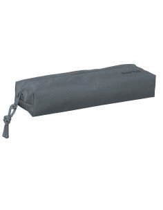 Portatodo Rectangular con Goma Elast. 22Cm Safta "Dark Grey" | Reino Escolar: Mochilas y Regalos