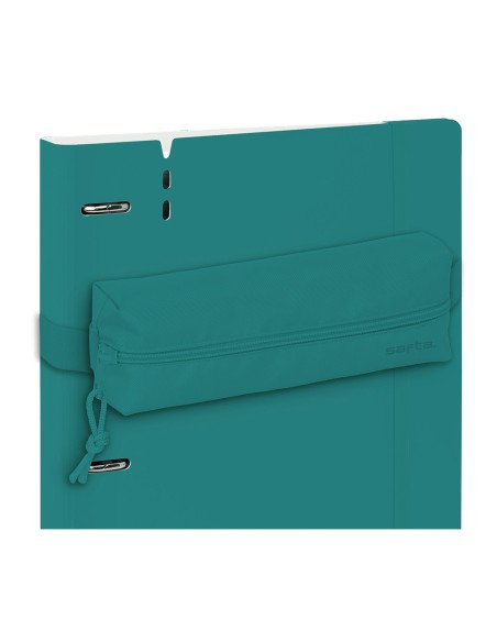 Portatodo Rectangular con Goma Elástica 22 cm SAFTA "Blue"