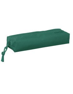 Portatodo Rectangular con Goma Elast. 22Cm Safta "Dark Green" | Reino Escolar: Mochilas y Regalos
