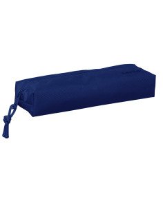 Portatodo Rectangular con Goma Elast. 22Cm Safta "Dark Blue" | Reino Escolar: Mochilas y Regalos
