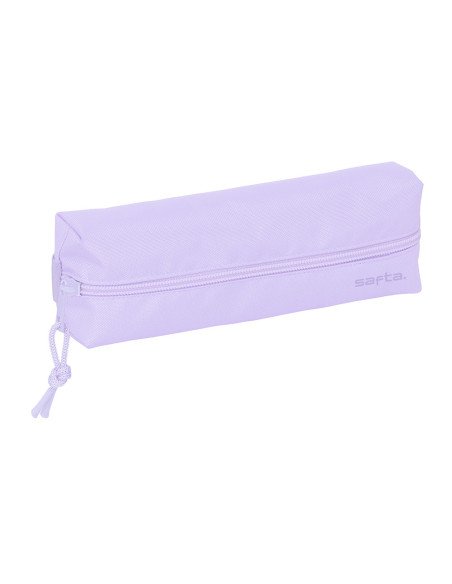 Portatodo Rectangular con Goma Elast. 22Cm Safta "Light Purple" | Reino Escolar: Mochilas y Regalos