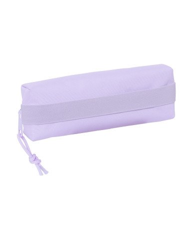 Portatodo Rectangular con Goma Elast. 22Cm Safta "Light Purple" | Reino Escolar: Mochilas y Regalos