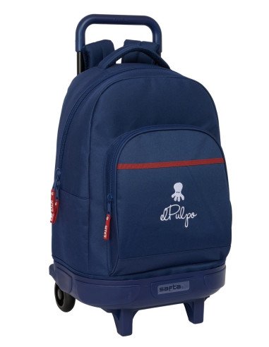 Mochila Grande Con Ruedas Compact Extraible El Pulpo | Reino Escolar: Mochilas y Regalos