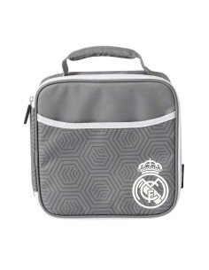 Porta-Alimentos Térmico + Botella + Tupper Gris Real Madrid | Reino Escolar: Mochilas y Regalos 2