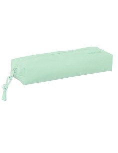Portatodo Rectangular con Goma Elast. 22Cm Safta "Light Green" | Reino Escolar: Mochilas y Regalos