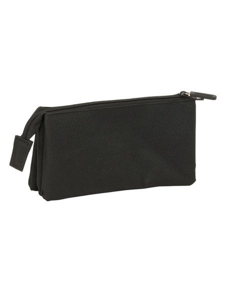 Portatodo Triple Kappa Basics "Negro" | Reino Escolar: Mochilas y Regalos