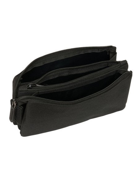 Portatodo Triple Kappa Basics "Negro" | Reino Escolar: Mochilas y Regalos