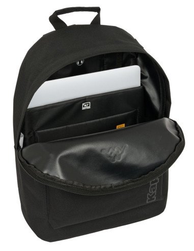 Mochila Para Portatil 14.1" Kappa Basics "Negro" | Reino Escolar: Mochilas y Regalos