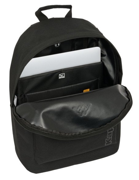 Mochila Para Portatil 14.1" Kappa Basics "Negro" | Reino Escolar: Mochilas y Regalos