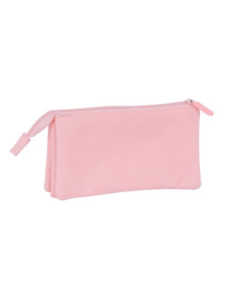 Portatodo Triple Kappa Basics "Rosa" | Reino Escolar: Mochilas y Regalos