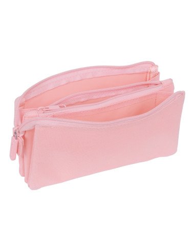 Portatodo Triple Kappa Basics "Rosa" | Reino Escolar: Mochilas y Regalos