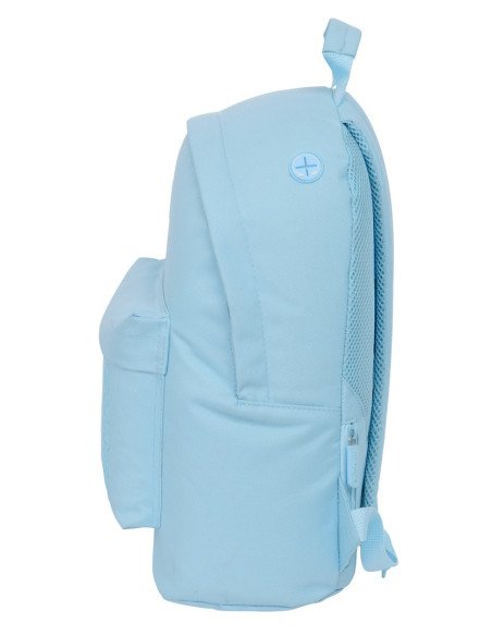 Mochila Para Portatil 14.1" Kappa Basics "Celeste" | Reino Escolar: Mochilas y Regalos