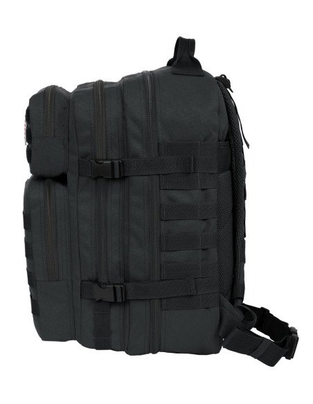 Mochila Militar Portatil 15.6'' Safta Basic "Negro" | Reino Escolar: Mochilas y Regalos