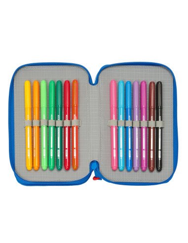 Plumier Doble Pqño 29 Pcs Paw Patrol "Cool" | Reino Escolar: Mochilas y Regalos