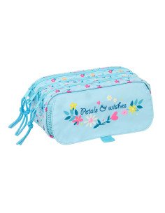 Portatodo Triple Big Blackfit8 "Petalos" | Reino Escolar: Mochilas y Regalos