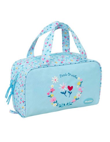Neceser Rectangular Blackfit8 "Petalos" | Reino Escolar: Mochilas y Regalos