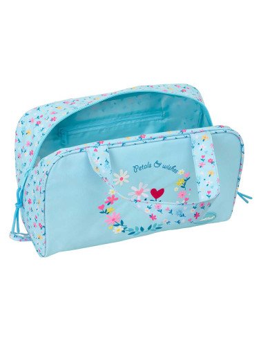 Neceser Rectangular Blackfit8 "Petalos" | Reino Escolar: Mochilas y Regalos