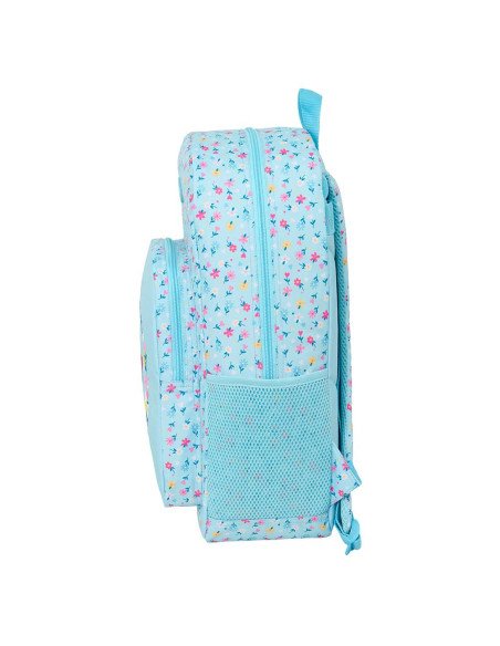 Mochila Adaptable a Carro Blackfit8 "Petalos" | Reino Escolar: Mochilas y Regalos