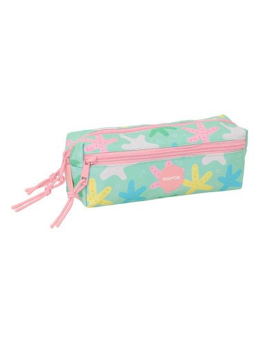 Portatodo Triple Pequeño con Goma Elástica 22 cm SAFTA "Estrellas"