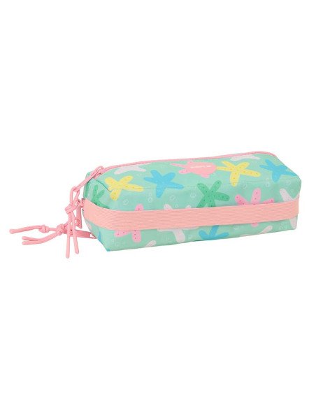 Portatodo Triple Pequeño con Goma Elástica 22 cm SAFTA "Estrellas"