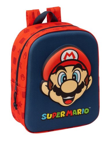Mochila Guarderia 3D Super Mario 3D | Reino Escolar: Mochilas y Regalos