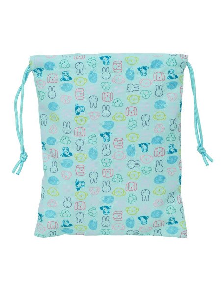 Saquito Merienda Reciclado Y Rep Al Agua Miffy "Friends" | Reino Escolar: Mochilas y Regalos