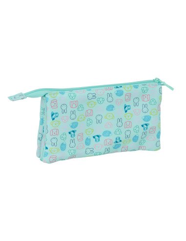 Portatodo Triple Reciclado Y Rep Al Agua Miffy "Friends" | Reino Escolar: Mochilas y Regalos