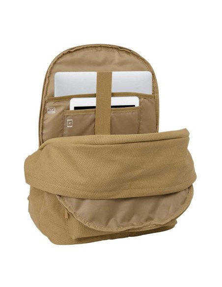 Mochila Doble para Portátil 15.6" + USB SAFTA Basic "Marrón"