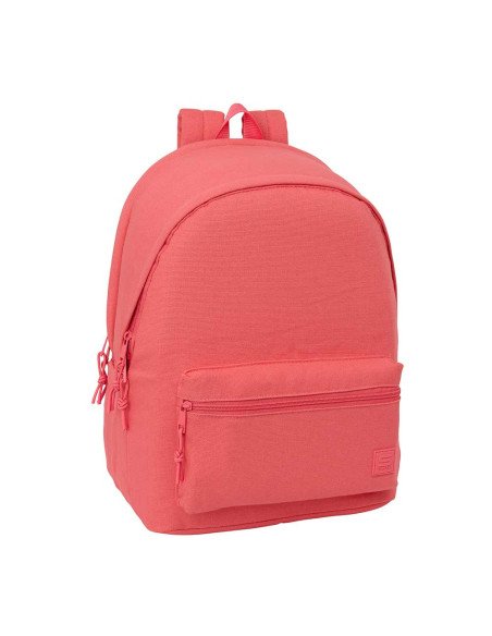 Mochila Doble para Portátil 15.6" + USB SAFTA Basic "Marsala"