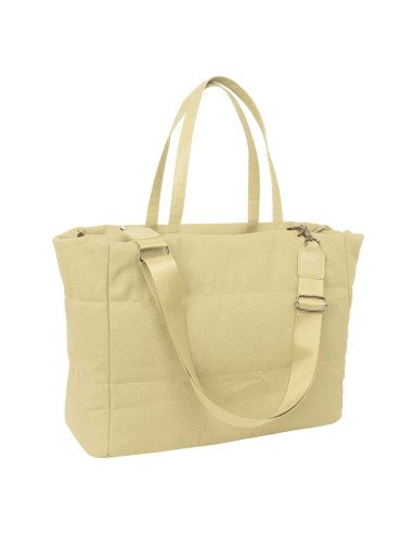 Bolso Con Bolsillo Para Portatil 14.1'' Safta Basic "Beige" | Reino Escolar: Mochilas y Regalos