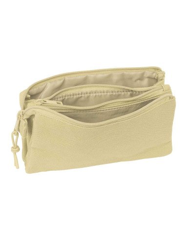 Portatodo Triple Safta Basic "Beige" | Reino Escolar: Mochilas y Regalos