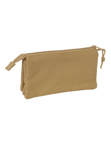 Portatodo Triple Safta Basic "Marron" | Reino Escolar: Mochilas y Regalos