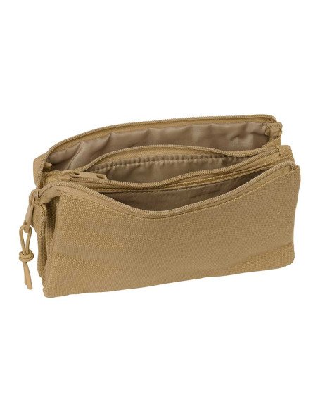 Portatodo Triple Safta Basic "Marron" | Reino Escolar: Mochilas y Regalos
