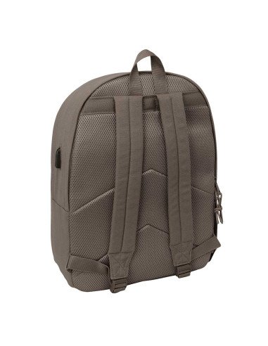 Mochila Doble Para Portatil 15.6" + Usb Safta Basic "Vison" | Reino Escolar: Mochilas y Regalos