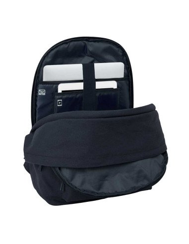Mochila Doble para Portátil 15.6" + USB SAFTA Basic "Azul Oscuro"