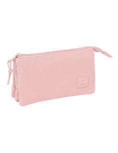 Portatodo Triple Safta Basic "Rosa" | Reino Escolar: Mochilas y Regalos
