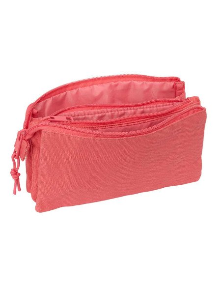 Portatodo Triple Safta Basic "Marsala" | Reino Escolar: Mochilas y Regalos