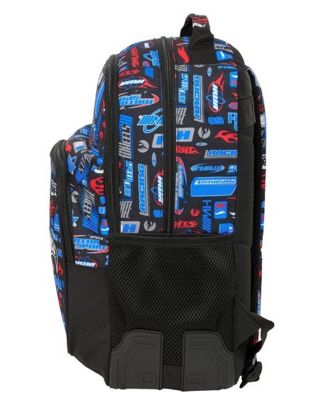 Mochila Doble Adaptable A Carro Hot Wheels | Reino Escolar: Mochilas y Regalos